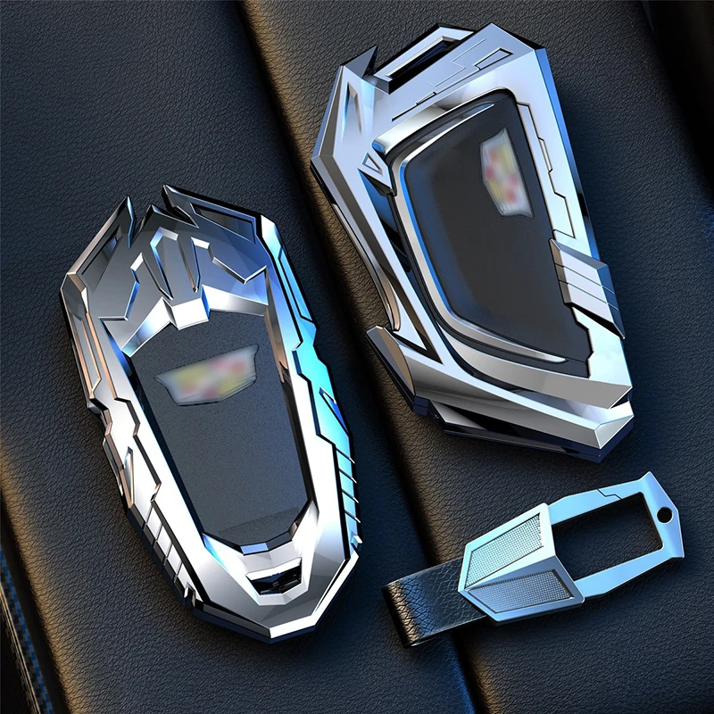

High-qualit Car Key Cover Case For Cadillac Escalade CTS XTS ATS ATS-L XLS SRX 2015 4/5/6 Button 28T CTS-V XT5 CT6 Protect Shell