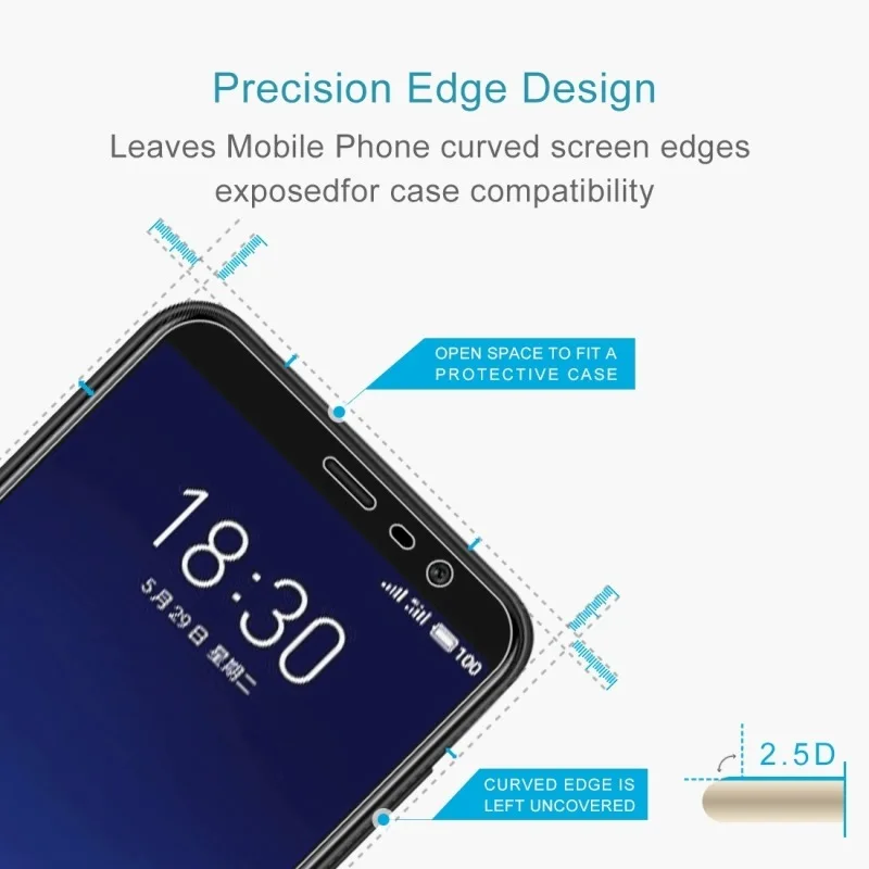 Закаленное стекло 9H 2.5D для MEIZU 16 16th M6 M6T M6S Note M5 M5S Pro 7 Pro7 Plus 16XS защитная пленка экрана