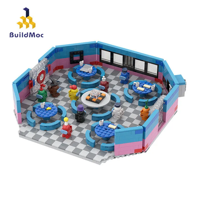 

Buildmoc Friends Central Perk Apartment House Architecture TV Community Building Blocks Friendship For Girl Set Bricks Toys