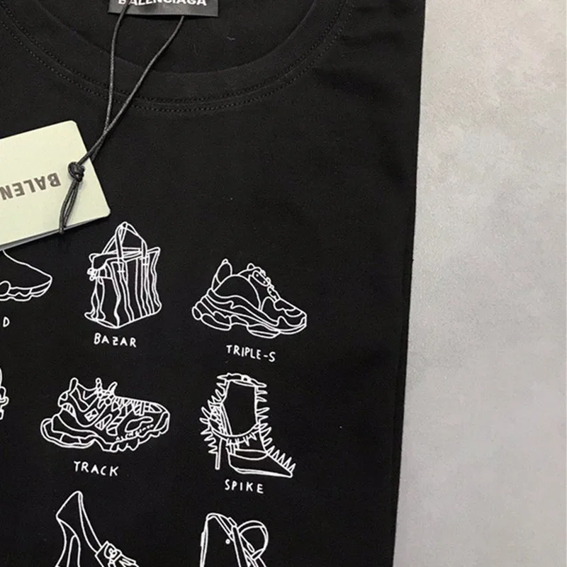 

summer women luxury brand design cotton oversize letter print t-shirt ladies Casual O-Neck tees female Appliques High Street top