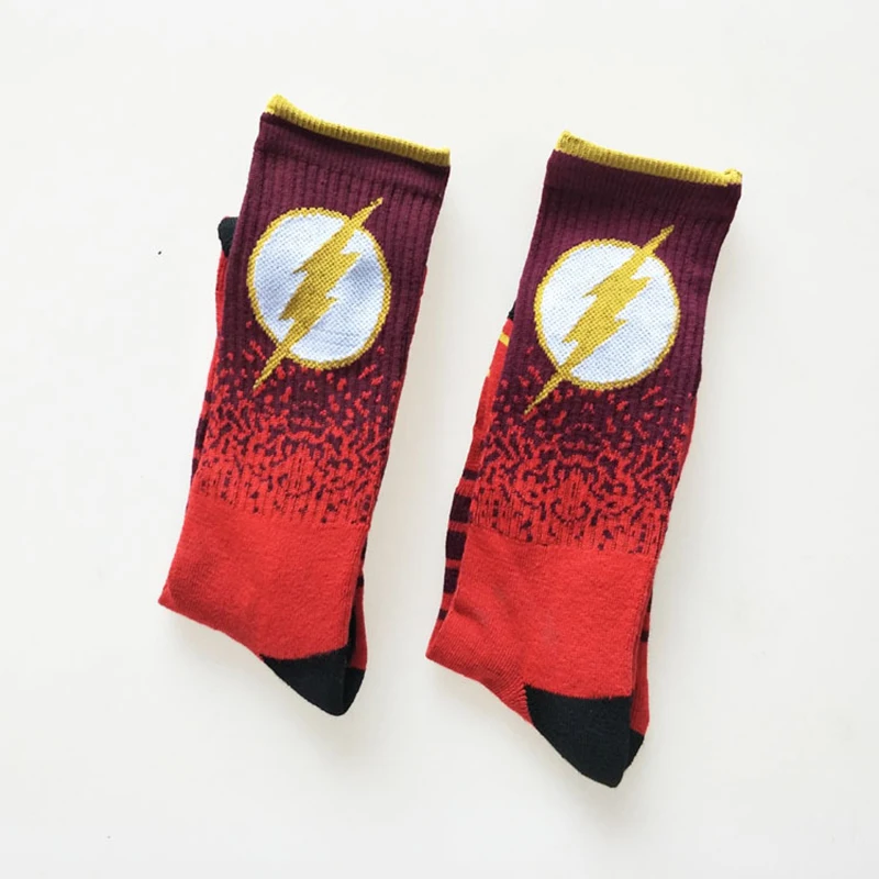 6 пар осенне зимних новых женских мультяшных комиксов Marvel забавных спортивных