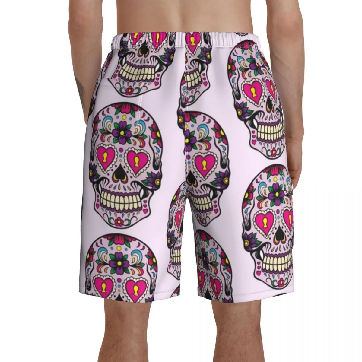 

La Catrina Board Shorts Polyester Swimming Trunks Beach Funny Men Swim Trunks