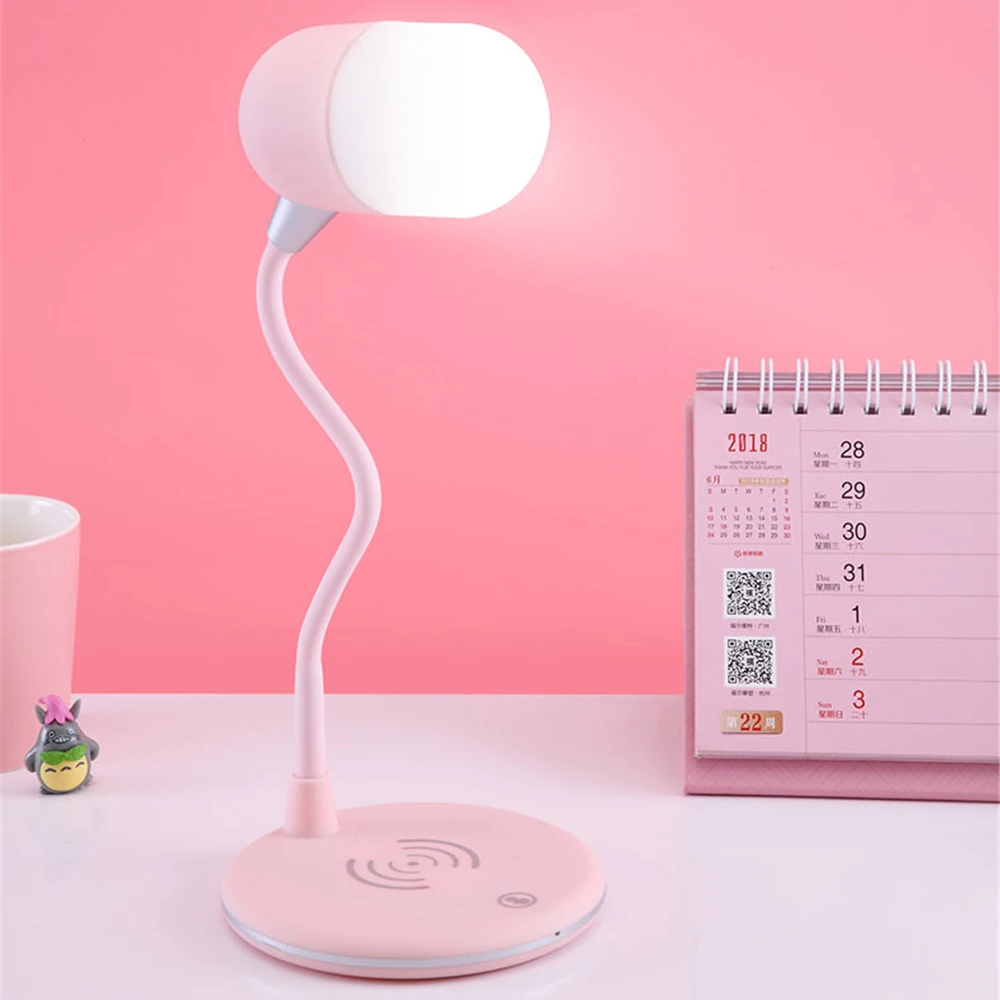 L4 Qi LED сенсорный динамик Многофункциональный 3 в 1 Bluetooth Смарт зарядное устройство