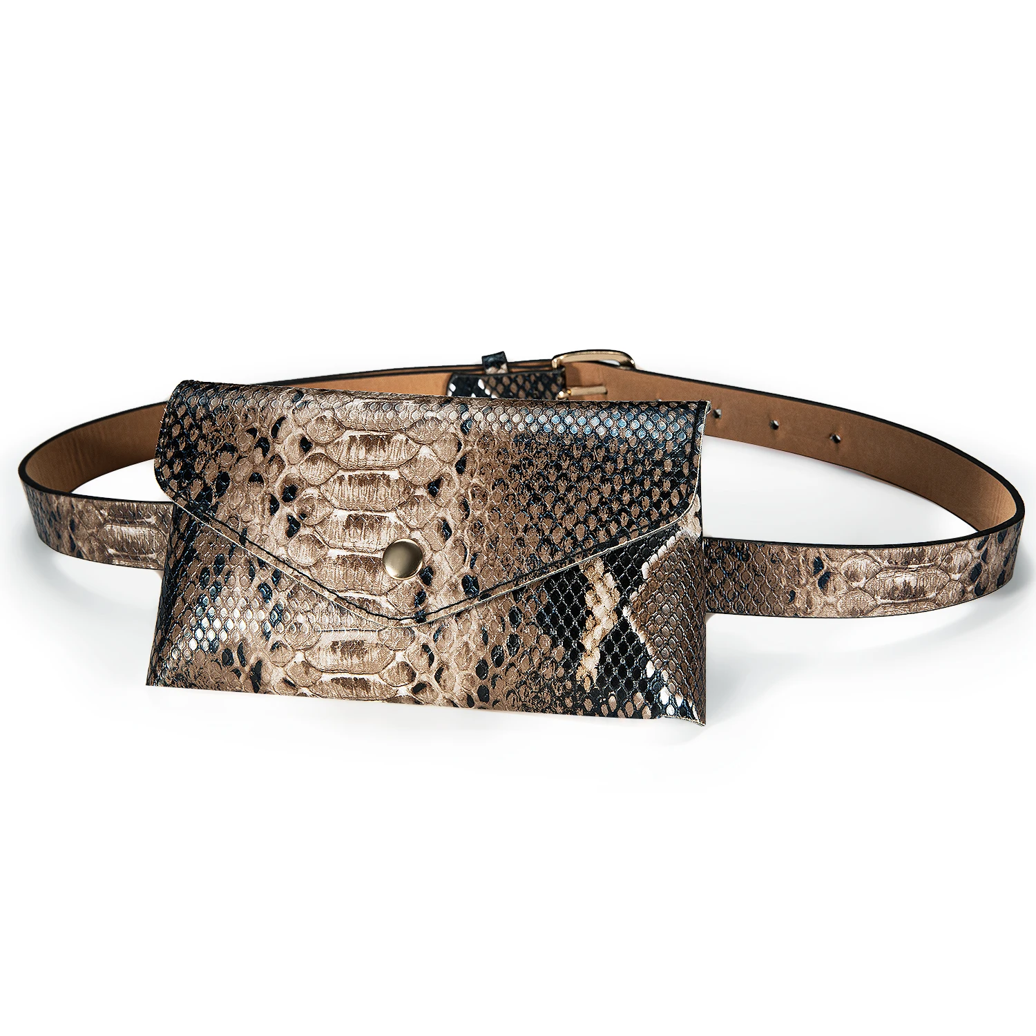 

Luxury Black Women's Belt Mini-bag Personality Rock Small Harajuku Waist Belt Bag All-match Four Season Daily Jeans Barry.Wang
