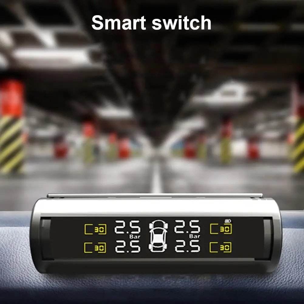 Система контроля давления в шинах TPMS на солнечных батареях с 6 режимами