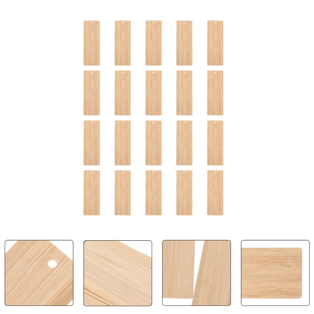 

20pcs DIY Bamboo Blank Blank Bamboo DIY Craft Decoration