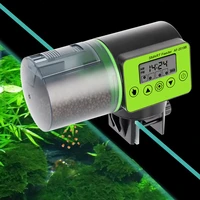 1pc smart automatic fish feeder aquarium tank auto feeding dispenser with lcd indicates timer aquarium fish food aquarium feeder