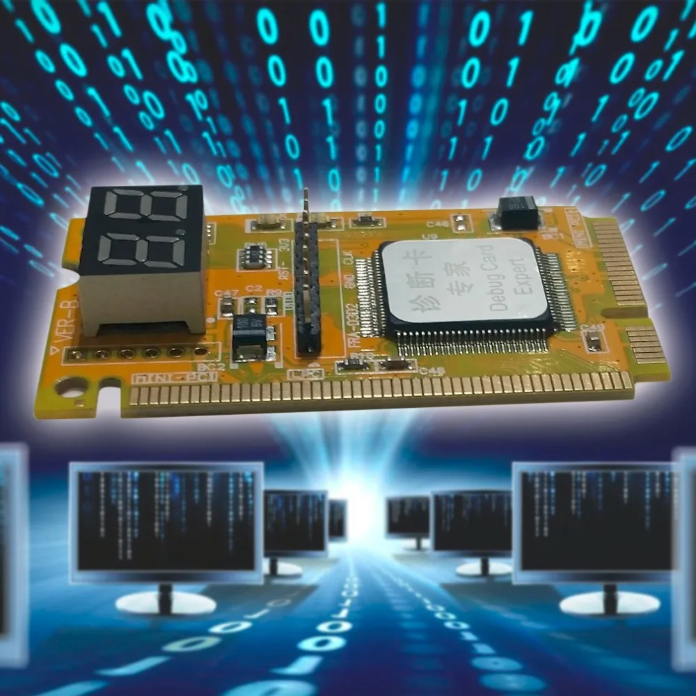 Мини-анализатор PCI-E LPC 3 в 1 тест для почтовой карты ноутбука с шестнадцатеричным