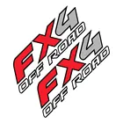 Наклейка на автомобиль, креативная, FX4, защита от царапин, аксессуары автомобиля наклейки узор