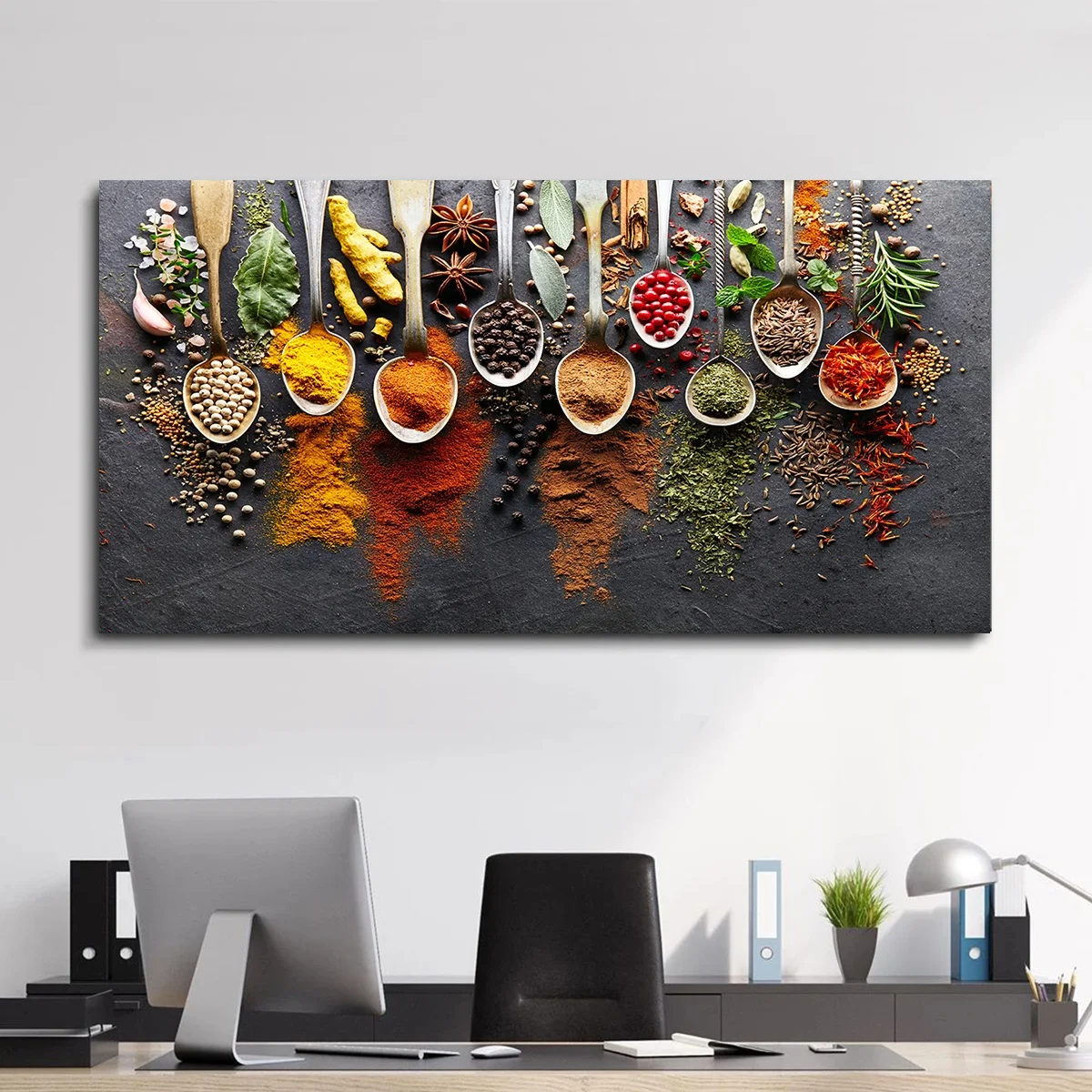 

Home Kitchen Room Wall Art Picture Spices Food Posters House Dinning Room Wall Pictures Canvas Painting For Dinner Room Decor