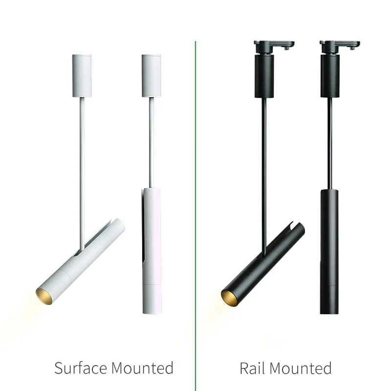 12 Вт Светодиодный светильник для рельсов алюминиевый потолочный замена