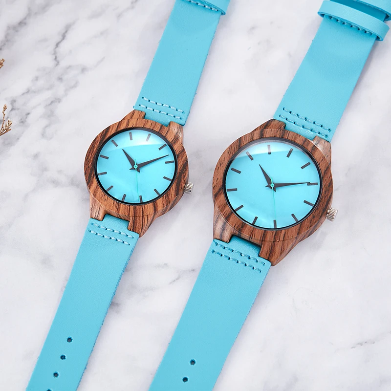 Часы наручные кварцевые с ремешком из натурального дерева 3 вида|Женские часы| |