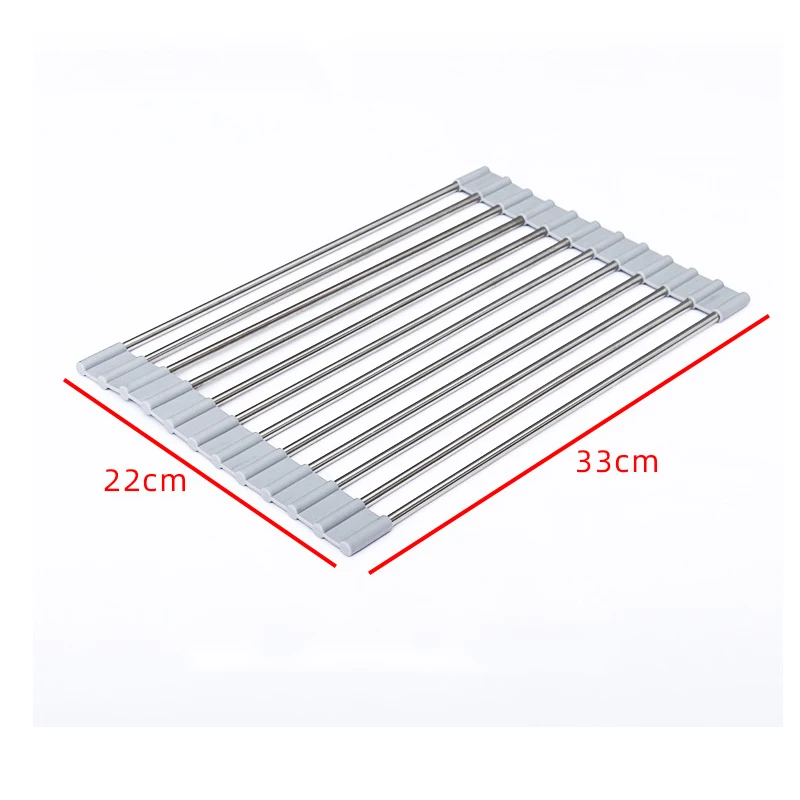 

Kitchen sink rack Stainless steel folding kitchen rack Silicone drain rack Kitchen silicone folding drain rack Kitchen rack