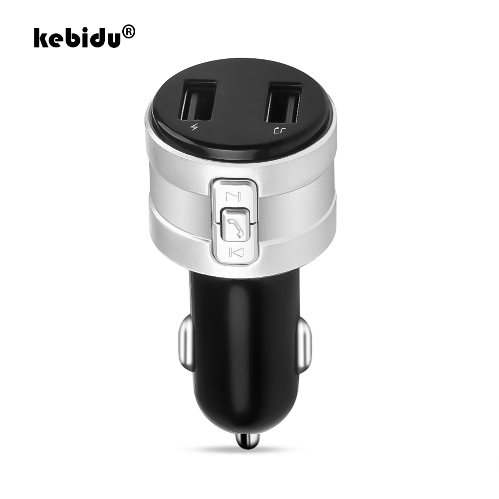 Автомобильное зарядное устройство kebidu 3 1 а с двумя USB портами автомобильный Bluetooth