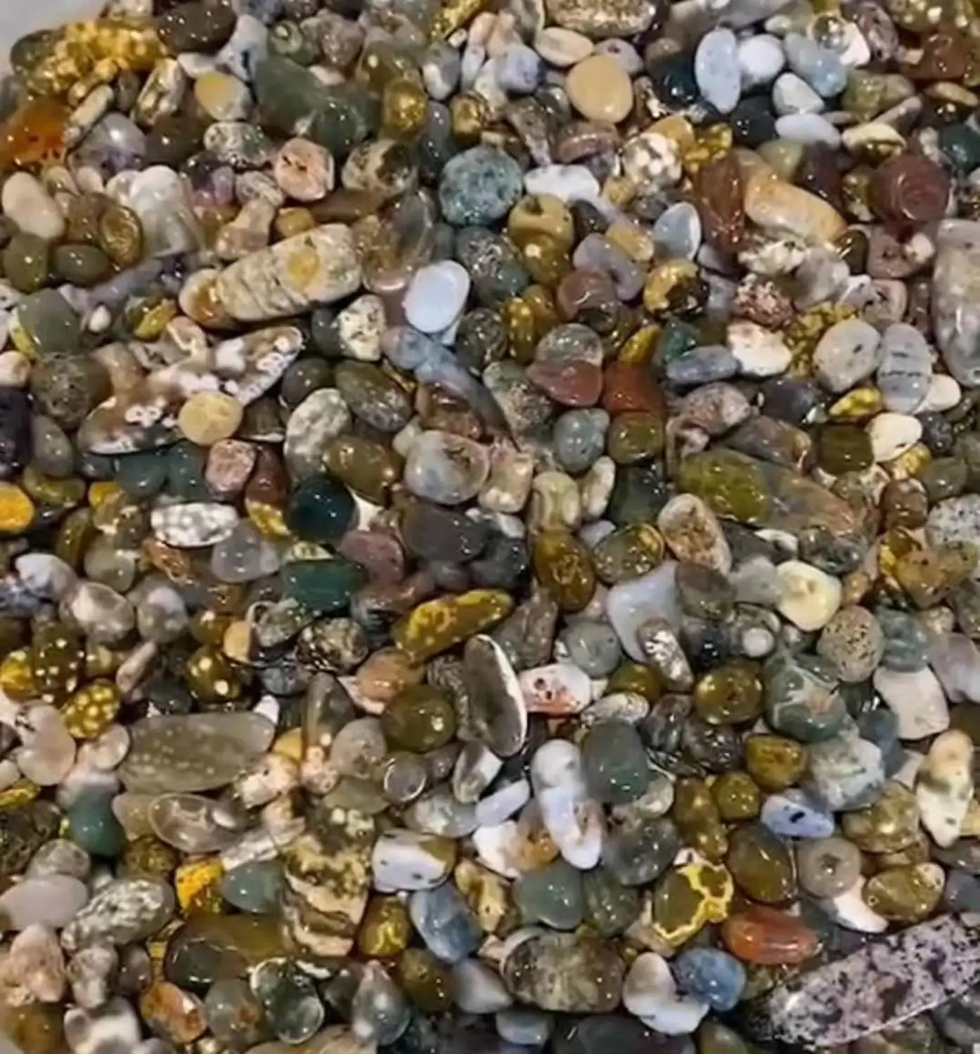 Натуральная Океаническая яшма гравий камень драгоценный для украшения