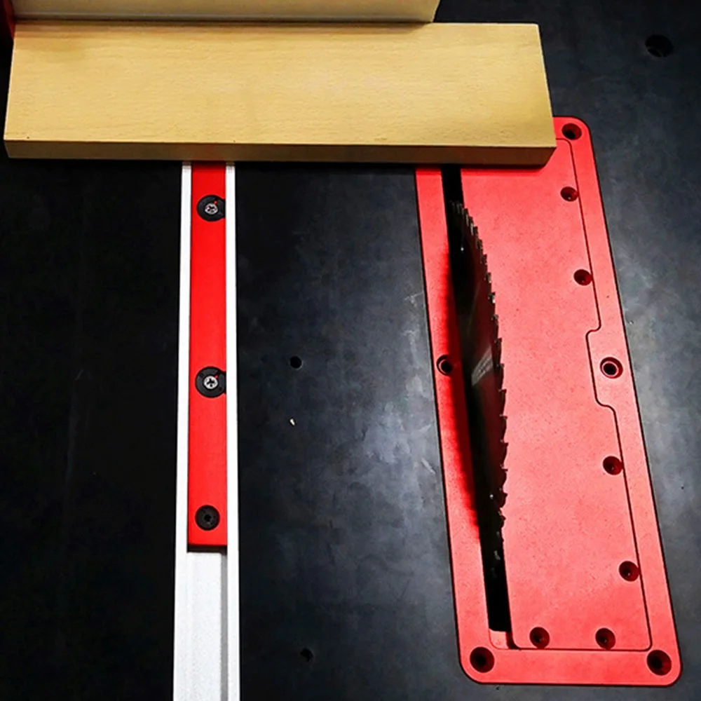 

Electric Circular Saw Flip Cover Plate Flip-Floor Table Special Cover Plate Adjustable Aluminium Insert Plate for Table Saw