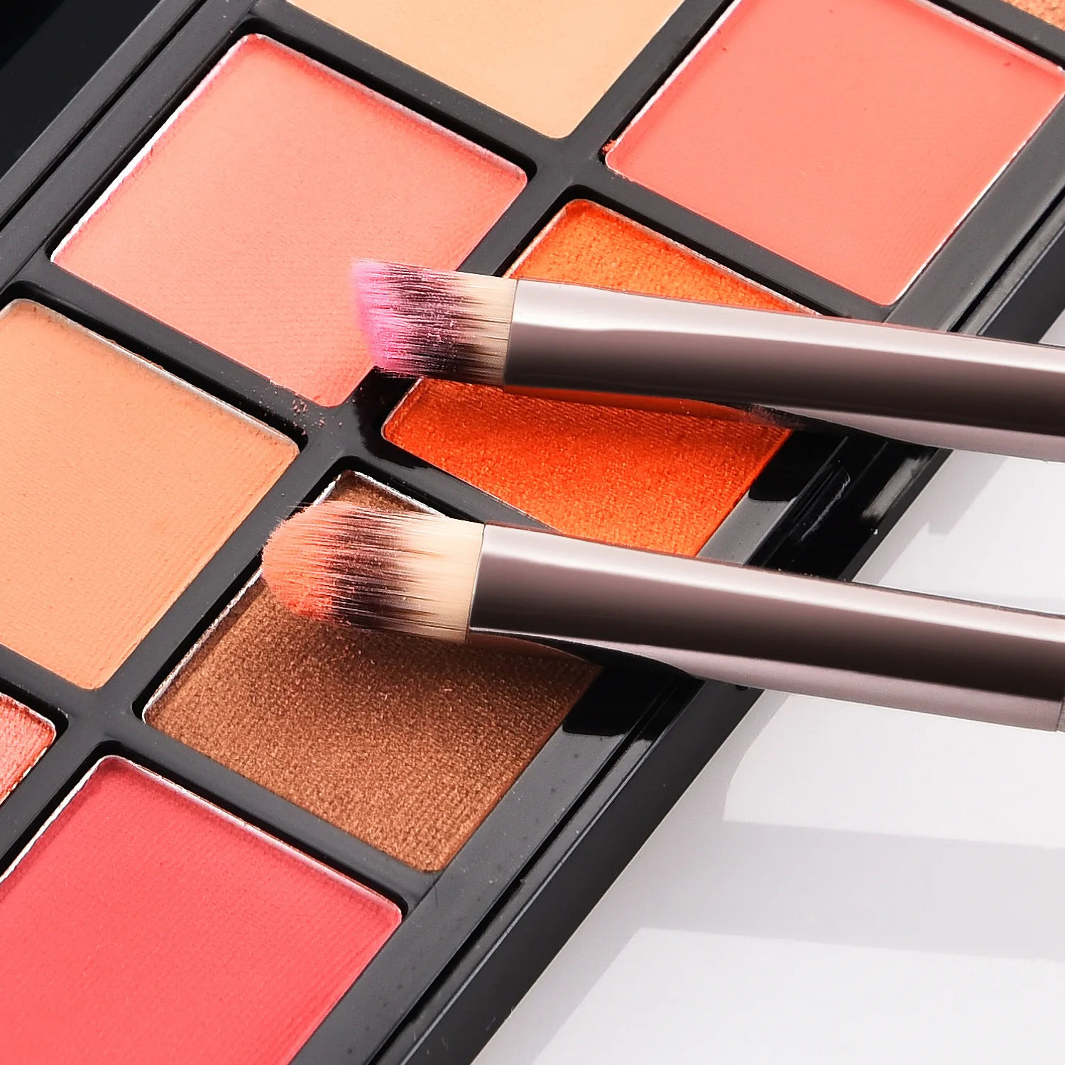 2 шт. набор кистей для макияжа глаз тени век растушевка подводка ресницы кисти