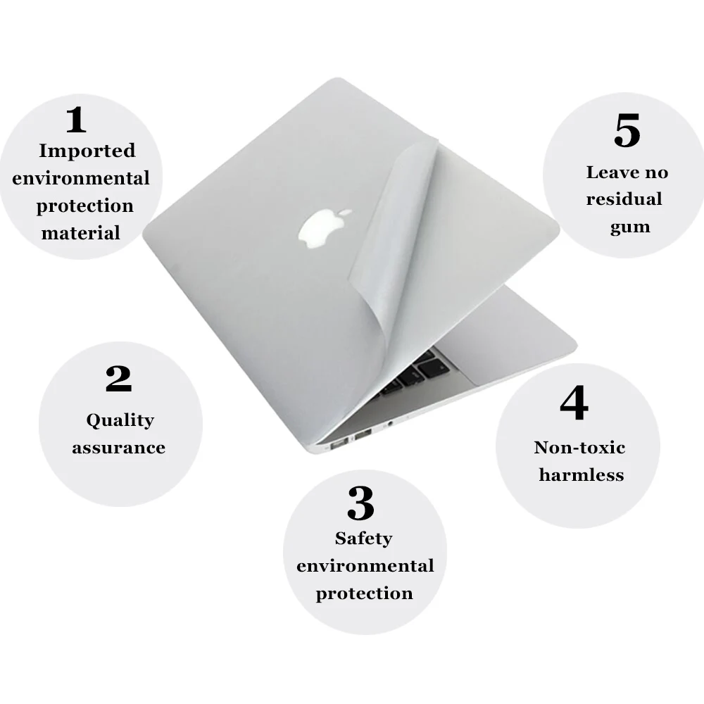 Наклейка для ноутбука Pro 13 A2289 A2251 верхняя и нижняя виниловая обложка MacBook Air Touch Bar 11