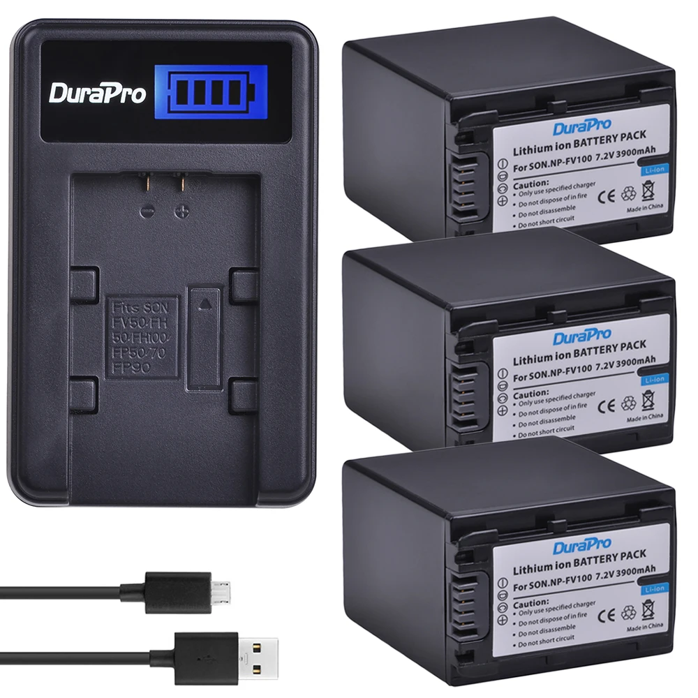 Аккумулятор с зарядным устройством для Sony HDR-CX900 HDR-CX760 HDR-PJ820E FDR AX30 AX33 AX40 AX45 AX53 NEX-VG30E