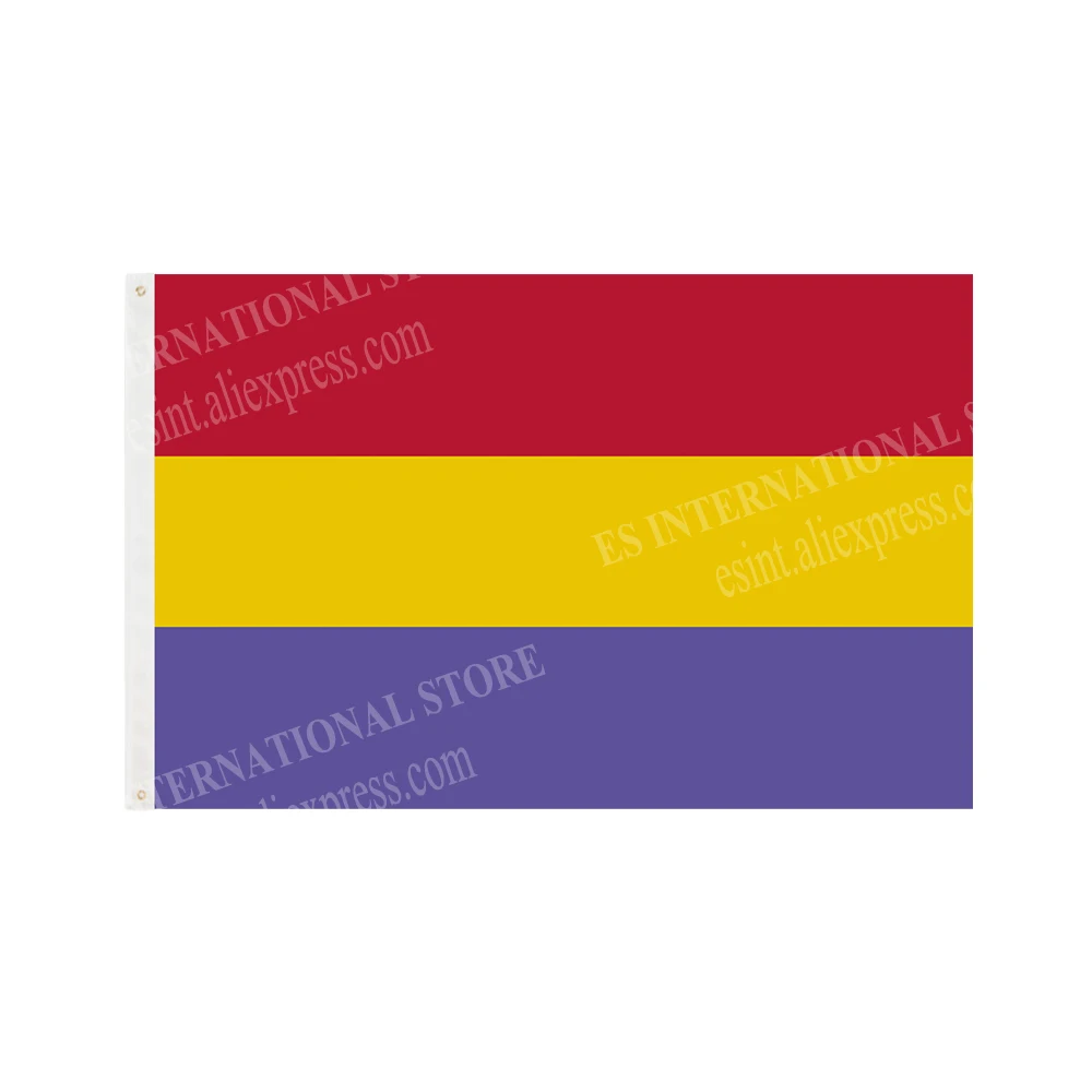 Вторая испанская Республика Флаг Испании Национальный Баннер 90x150 см 3x5 футов