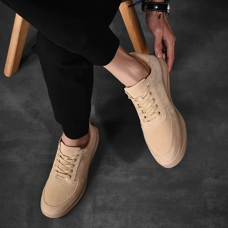 

Sports Casual Shoes Men's Shoes Winter Vintage Large Size Men Casual Leather Causal For Scarpa Uomo 2020 Man Sport