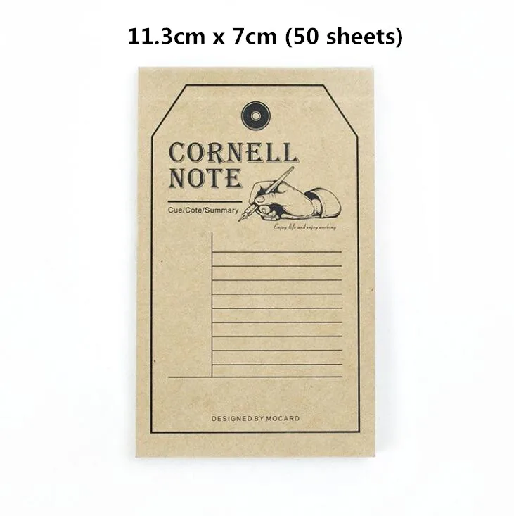 Cornell 11cm x 7cm 30 листов довольно Kawaii Мороженое N раз Sticky вкладки Памятка Стикеры для заметок Pad Эсколар Papelaria школьные канцелярские принадлежности - Цвет: Cornell 11cm x 7cm