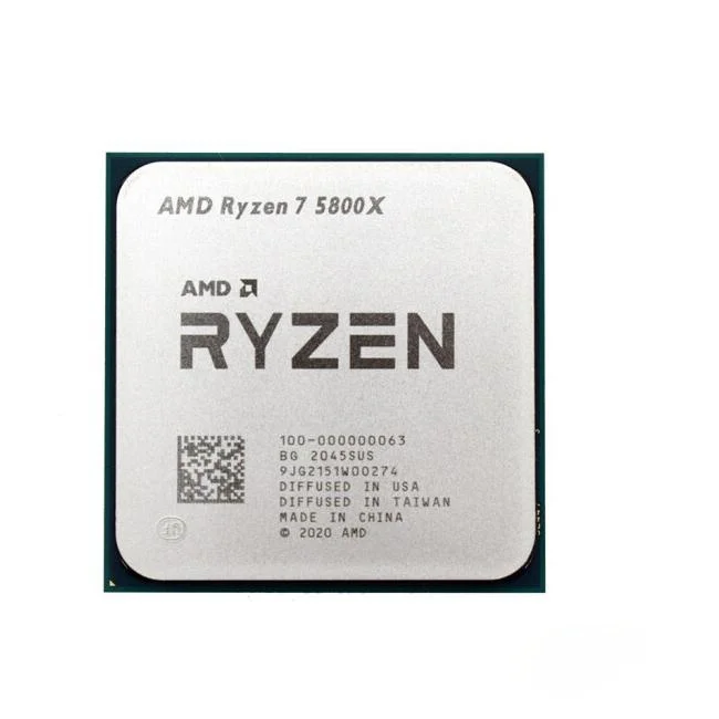 

AMD Ryzen 7 5800X R7 5800X 3.8 GHz Eight-Core 16-Thread CPU Processor 7NM L3=32M 100-000000063 Socket AM4 New but without cooler