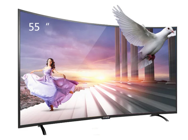 55 дюймов 60 65 изогнутый экран led TV android OS youtube wifi smart TV|Телевизоры| |