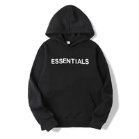 essentials letter hooded top mens womens loose street sweatshirt kanye west oversized hip hop pullover spring and autumn