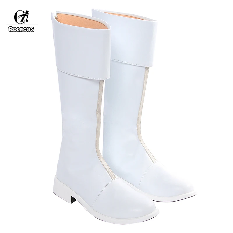 ROLECOS аниме MHA Косплэй белые туфли Todoroki шото для Для мужчин из искусственной кожи