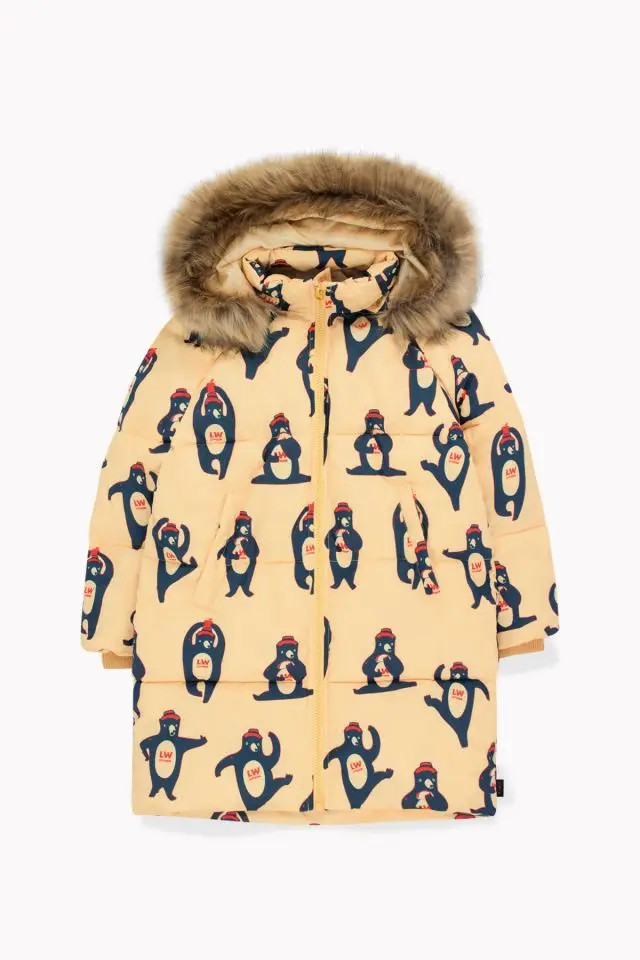 Coat F Комплект детской одежды TC, зимнее пальто для мальчиков и девочек, штаны, комбинезон, крошечный детский хлопковый комбинезон с капюшоном, Детская вязаная шапочка, шарф - Цвет: Coat F