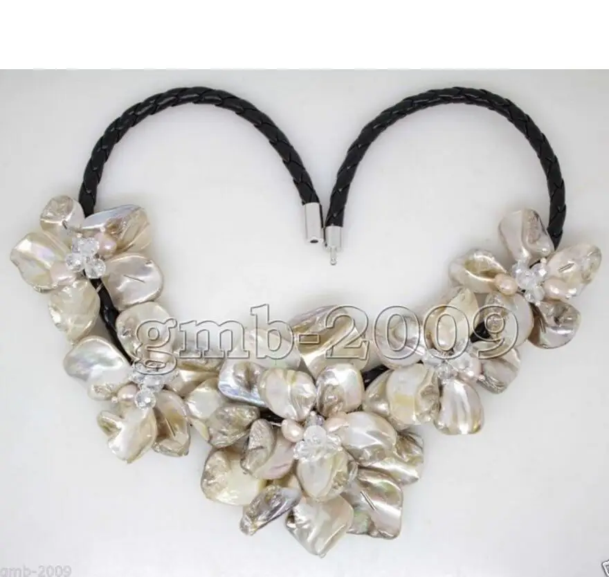 Ювелирные изделия 8 цветов тканый Желтый корпус 5 жемчужный кристалл черный