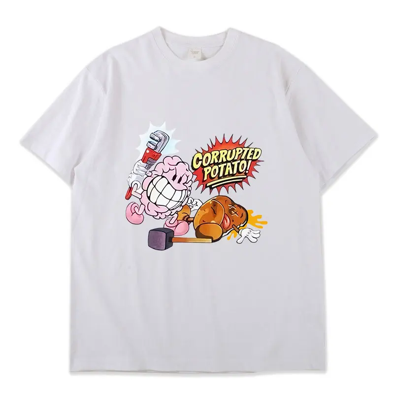 

Travis Scott Same Paragraph Cactus Jack Hot Sale American Retro Funny Print Summer 100%cotton Short Sleeve Loose T-Shirt