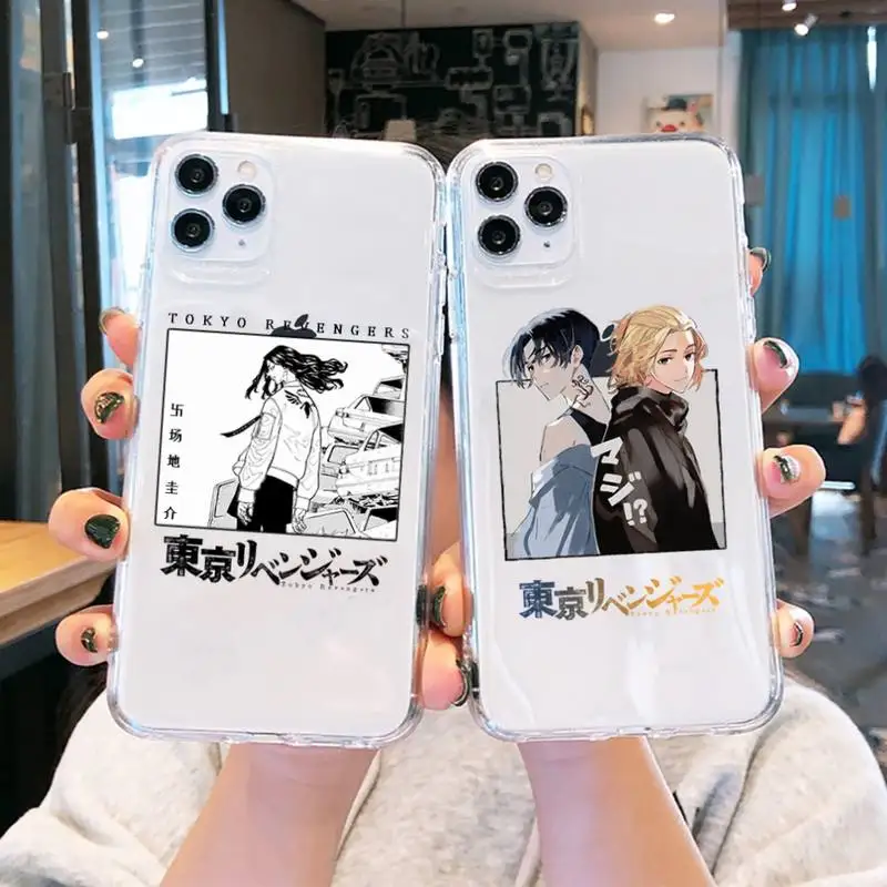 

Tokyo revengers Phone Case Transparent soft For iphone 13 12 11 8 7 plus mini x xs xr pro max