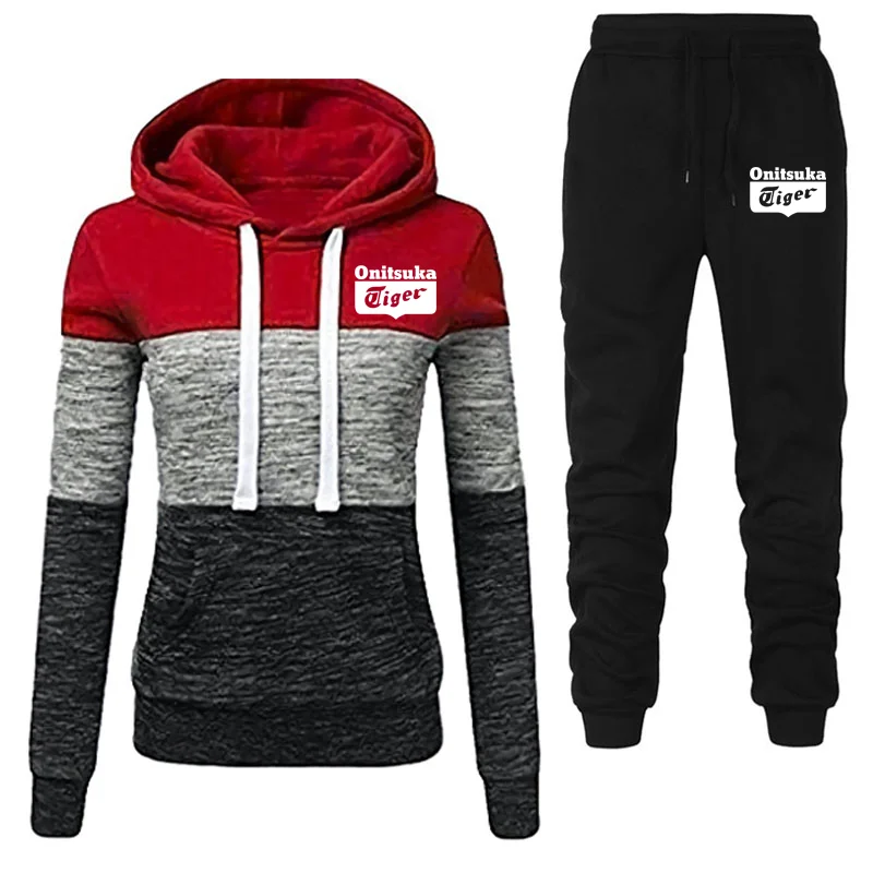 

Winter Casual Tracksuit Women 2 Piece Set Hoodies+Pants Sportwear Women's Sports Suit Hooded Sweatshirt Set Female Clothes