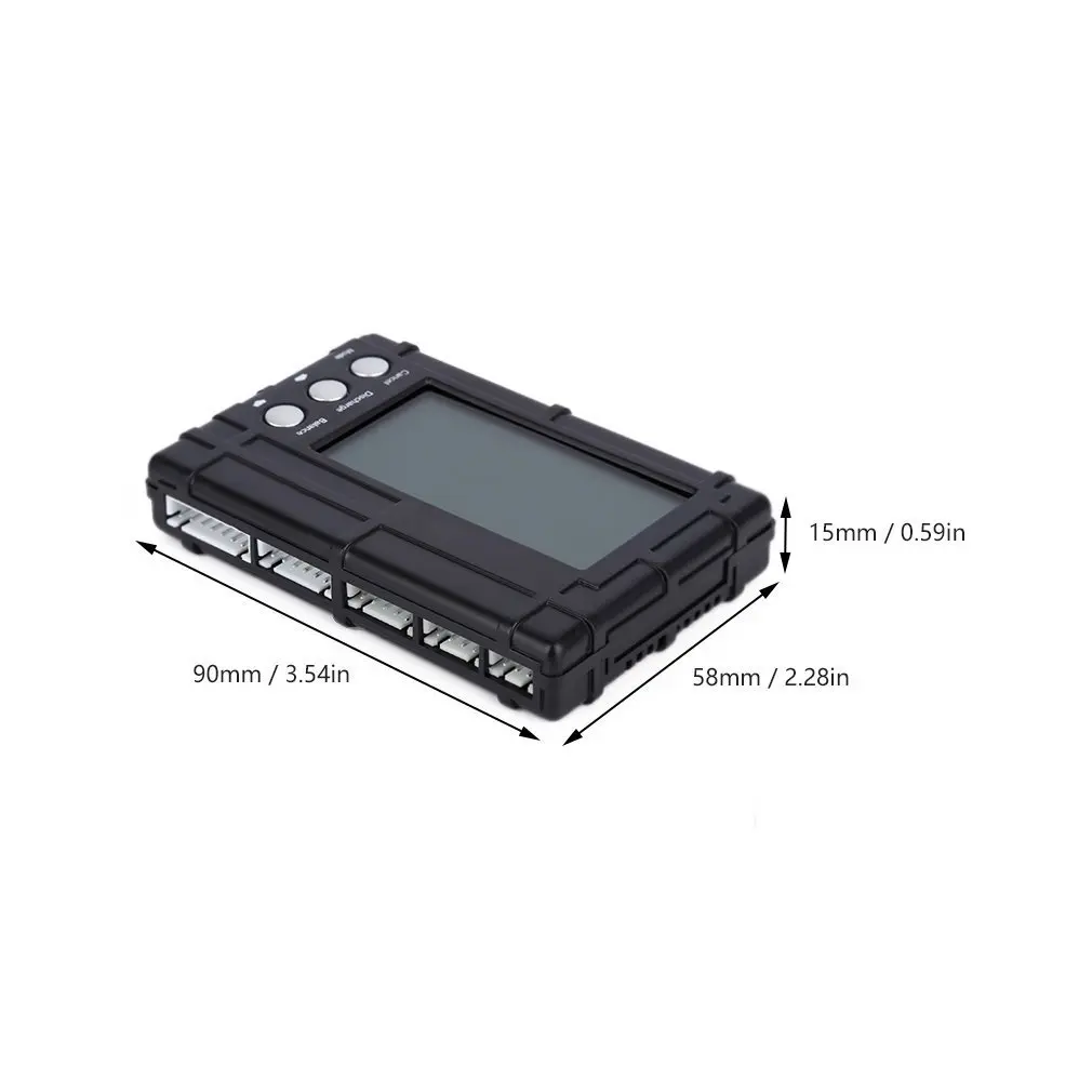 

3 in 1 LCD Discharger Balancer Meter Tester for 2-6S lipo Li Fe Battery Digital Battery Capacity Checker Controller Tester