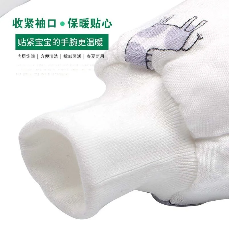 

baby Sleeping Bags cotton cloth pajamas 2021 Spring Baby Split Leg Sleeping Bag Anti Kick Removable Sleeves BTN064