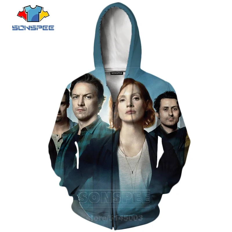 20 It Chapter две молнии толстовки Новые мужские и женские Pennywise клоун Толстовка 3D принт фильм ужасов с длинным рукавом Мода Топ пальто C063-3 - Цвет: 20