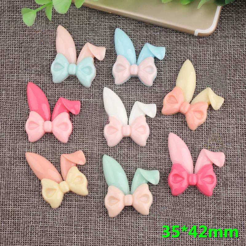 

Кролика бантик-ушки аксессуары DIY акрил аксессуары для ванной комнаты Набор мобильный телефон оболочки аксессуары детский ювелирные издел...