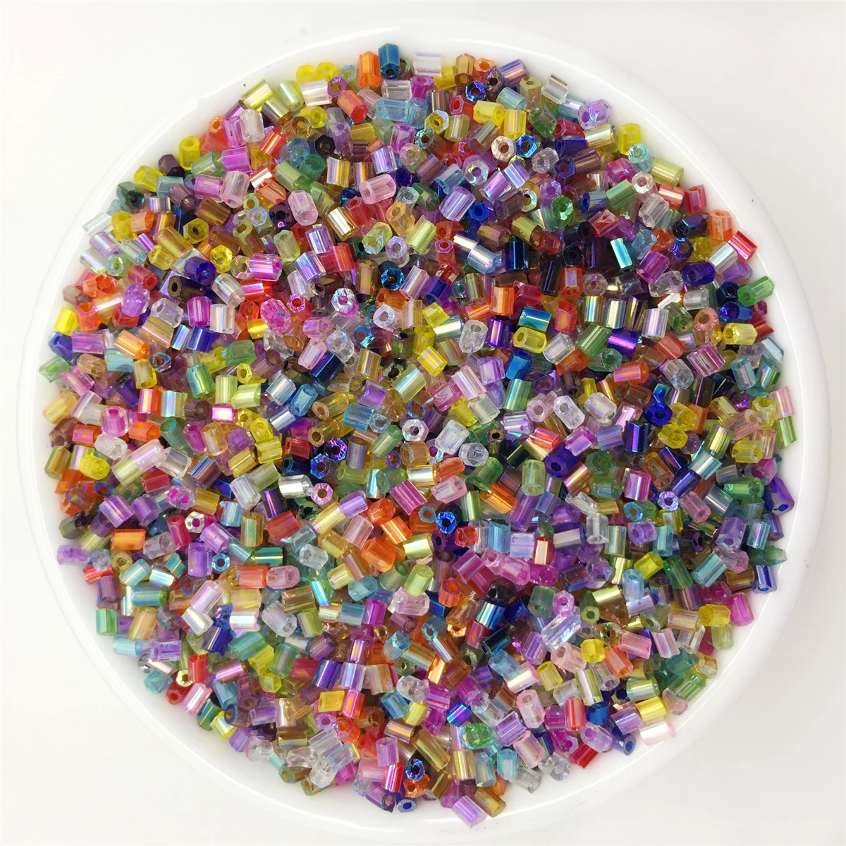 Бусины из чешского стекла разных цветов 2 х2 мм 1000 шт. | Украшения и аксессуары