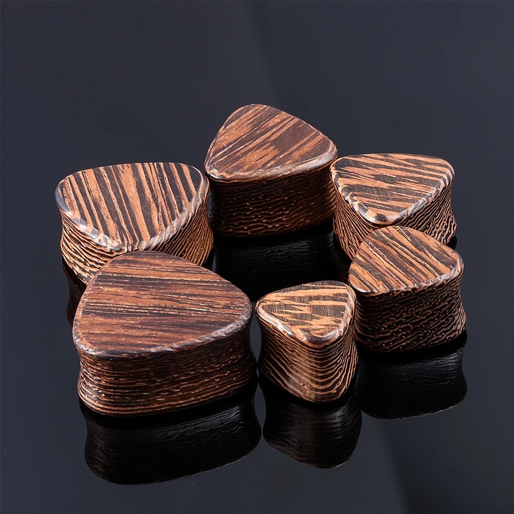 Деревянные серьги-гвоздики для пирсинга туннель опал металлические манометры