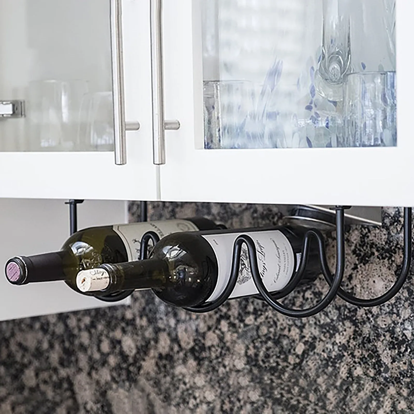 

Pure Red Wine Frame Kitchen Rack Creative Wrought Iron Wine Rack Living Room Decorative Cabinet Red Wine Display Storage Racks