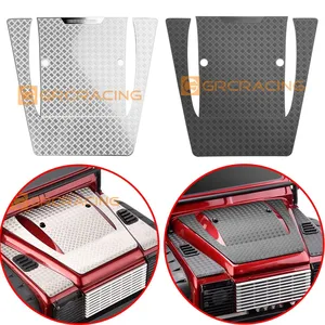 TRAXXAS TRX4 Defender Центральная опорная пластина капота металлический декоративный лист капота серебристыйчерный