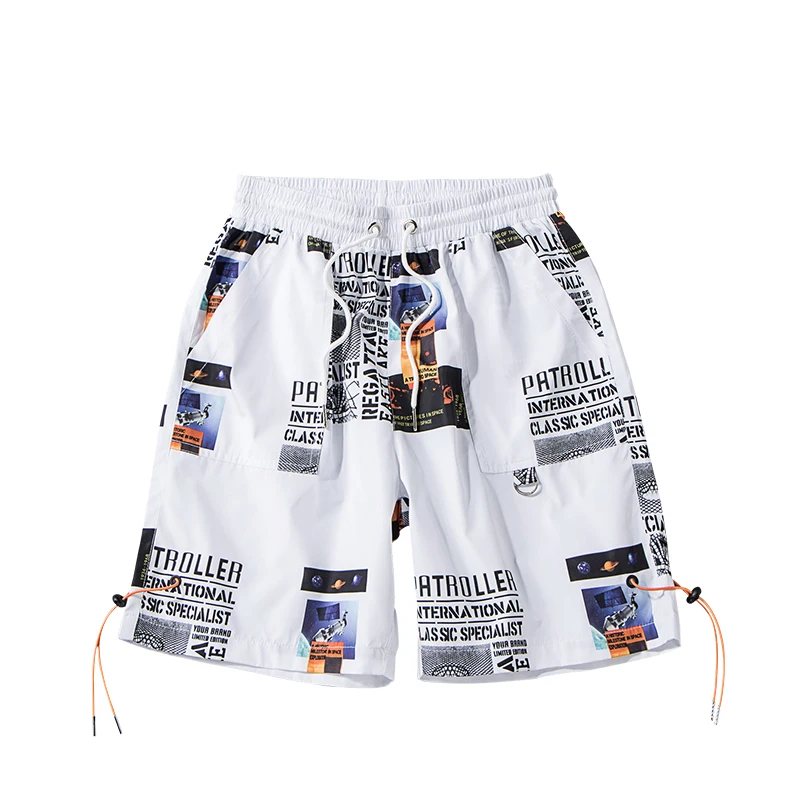 

YIDO Men Travel Quick Dry Vacation Black Board Shorts 2021 Summer Shorts Surfing Beach Shorts Basketball Pants Thin Print Shorts