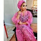 Женское длинное платье Дашики, с вышивкой, в африканском стиле