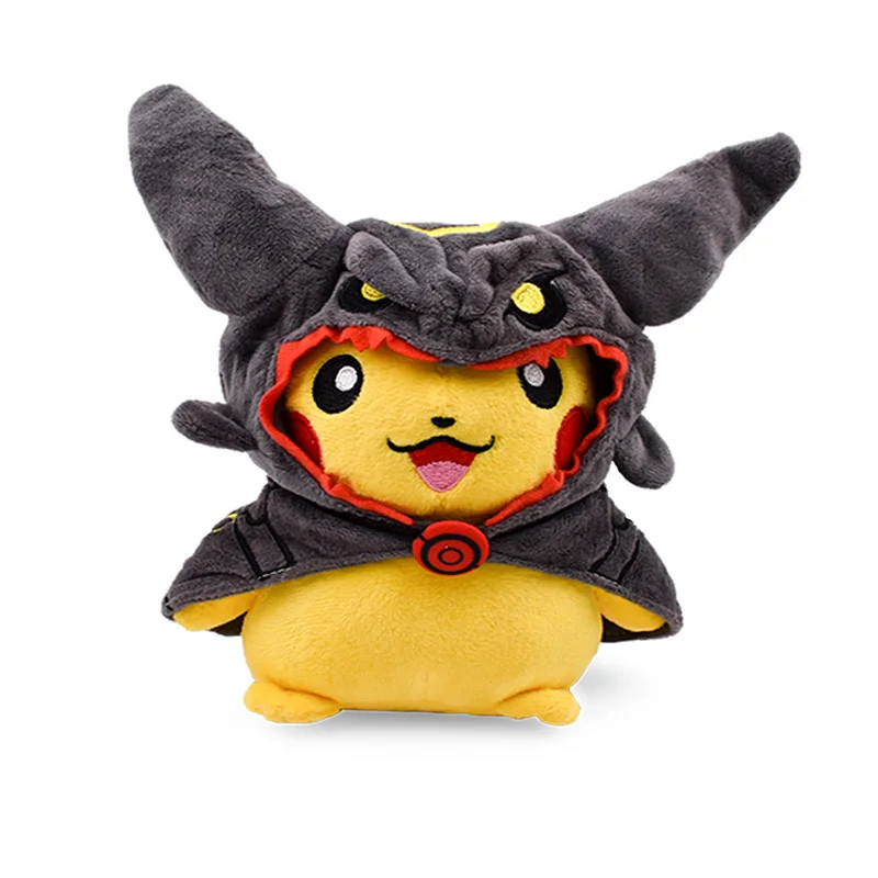 Горячие игрушки 20-24 см 7,9-9,4 ''Пикачу Косплей тиранитар Hydreigon Charizard Snorlax Ampharos Garchomp Мягкие плюшевые игрушки плюш - Цвет: 21cm Rayquaza B
