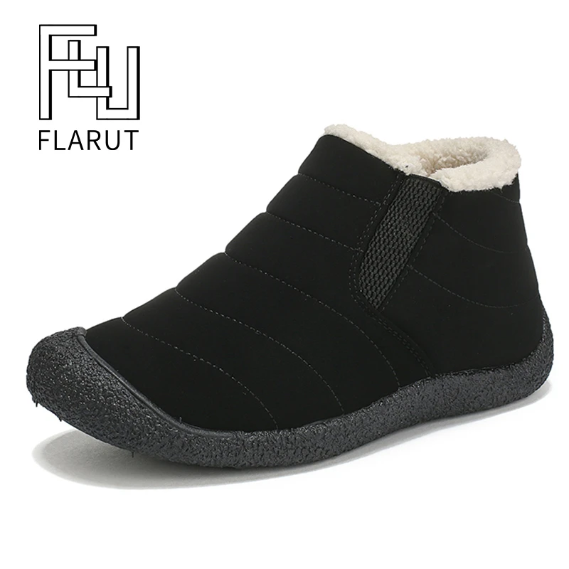 FLARUT унисекс зимние кроссовки для бега мужчин и женщин супер теплые плюшевые