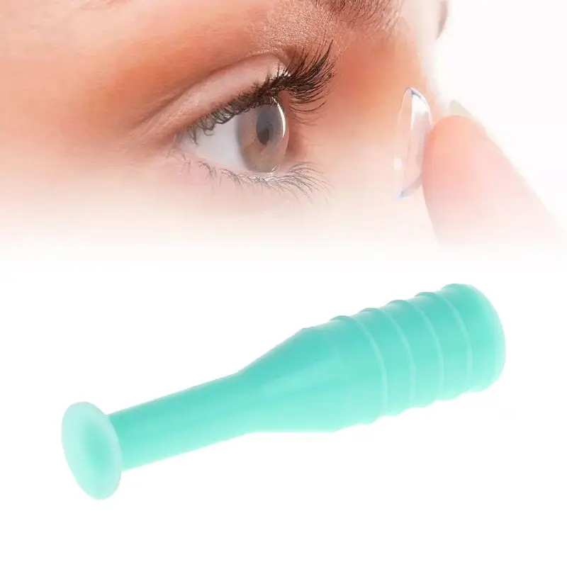 

Contact Lens Stick Sucker Suction Cup Silicone Lenses Care Useful Remove Portable Travel Mini Insert Removal Tool Soft Gel