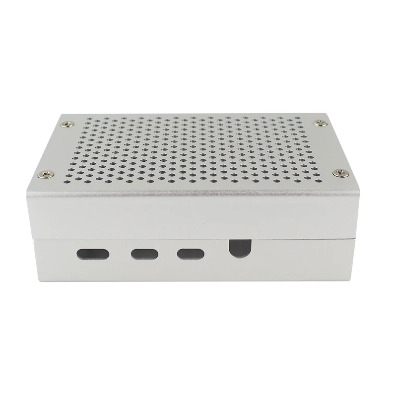 Чехол для компьютера Raspberry Pi 4B алюминиевый сплав с радиатором Алюминиевый