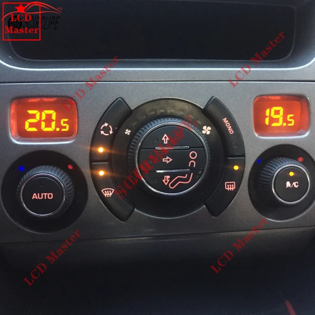 1 Sztuk Samochodów Acc Wyświetlacz Lcd Moduł Panelu Monitory Pixel Naprawa Klimatyzacja Informacje Ekran Dla Peugeot 308 308Cc 408 Tanie I Dobre Opinie